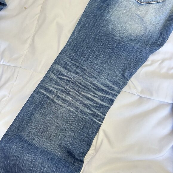 Big Star Sophie Women Jeans Size 30R Blue Stretch Denim Boot Cut Y2K 90s Retro - Picture 9 of 11